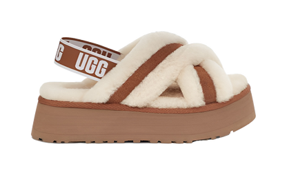 UGG Disco Cross Slides Chestnut Womens vjkicks