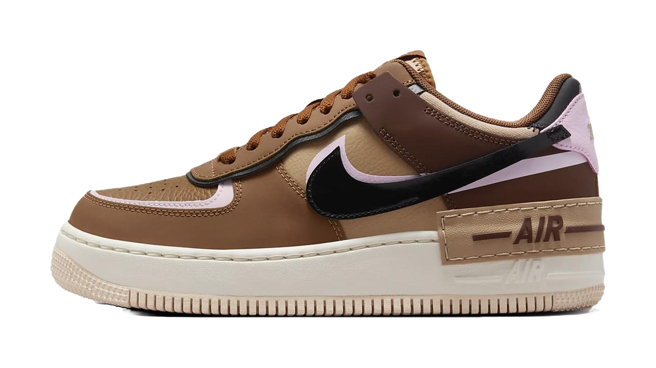 Nike Air Force 1 Low Shadow Light British Tan Pink Foam Womens vjkicks