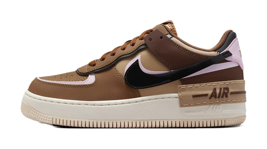 Nike Air Force 1 Low Shadow Light British Tan Pink Foam Womens vjkicks