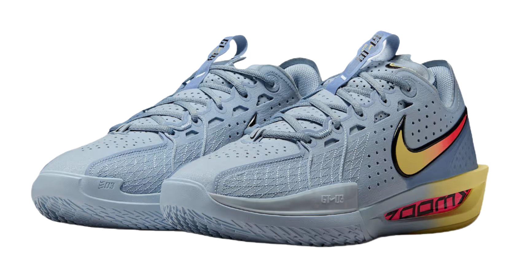 Nike G.T. Cut 3 Cushioning, Abrasion Resistant, Breathable, Lightweight Low Top Basketball Shoes Unisex Blue vjkicks