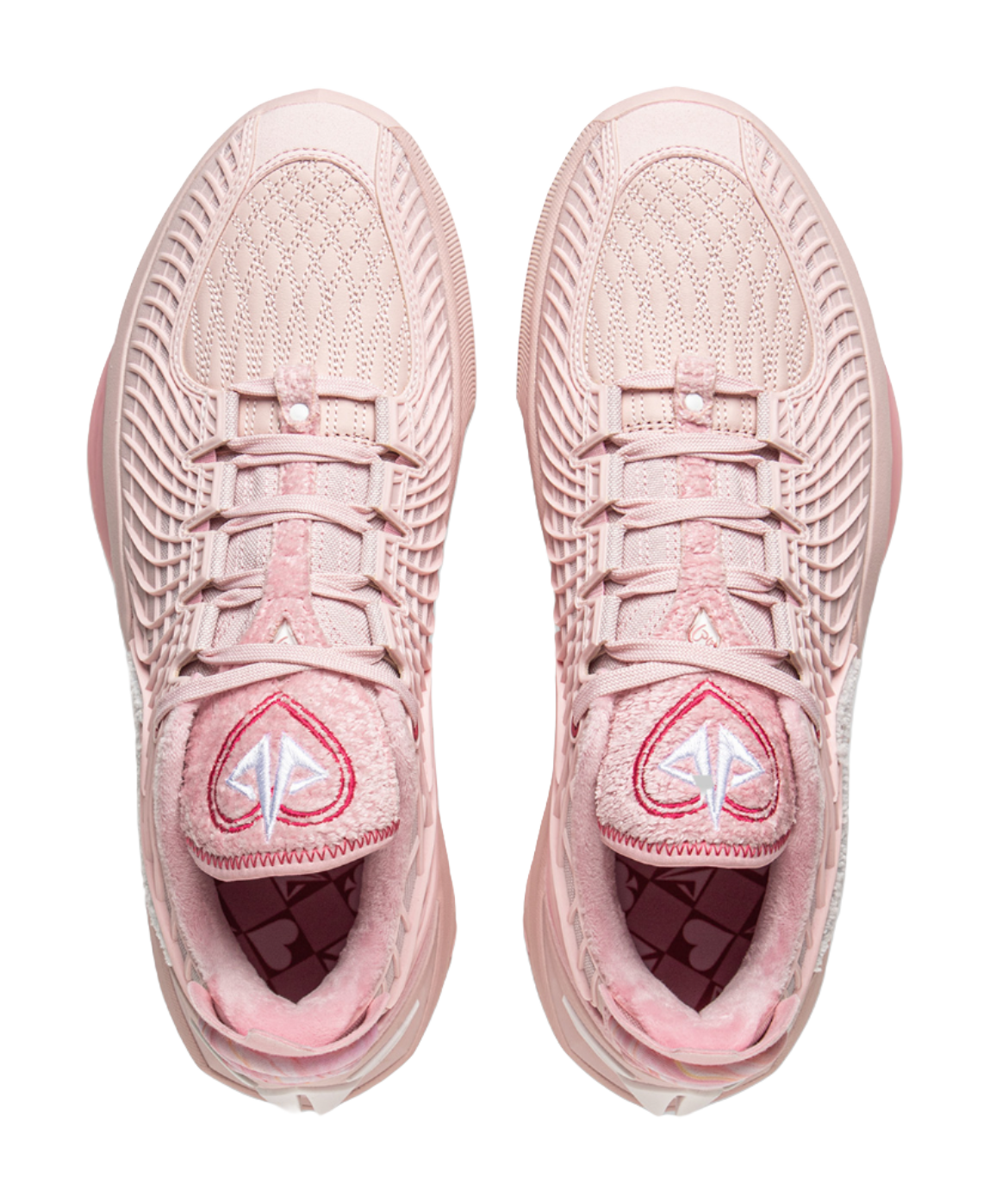 LiNing JB3 Coverage Anti Rollover Low top Basketball Shoes Mens Light Pink vjkicks