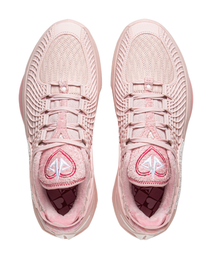 LiNing JB3 Coverage Anti Rollover Low top Basketball Shoes Mens Light Pink vjkicks