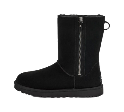 UGG Classic Short Zip Black Womens vjkicks