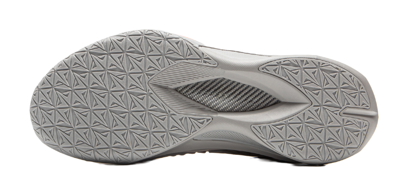 LiNing JB3 Coverage Anti Rollover Low Top Basketball Shoes Mens Gray Red vjkicks