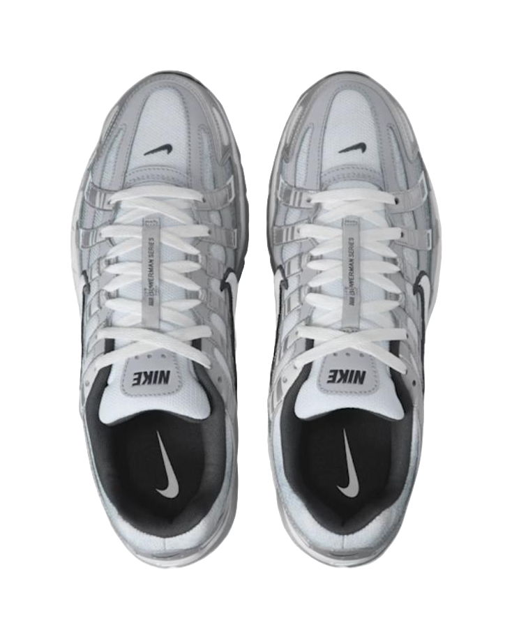 Nike P 6000 Abrasion Resistant Low top Casual Running Shoes Mens Silver Gray vjkicks