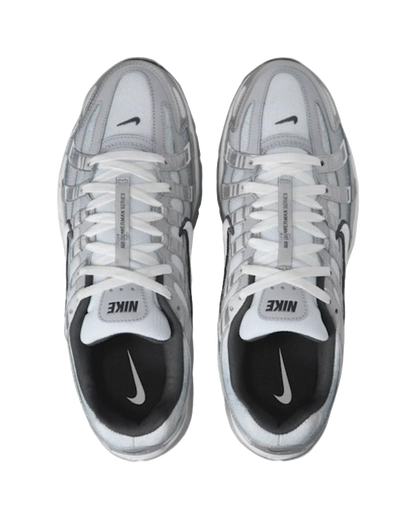 Nike P 6000 Abrasion Resistant Low top Casual Running Shoes Mens Silver Gray vjkicks