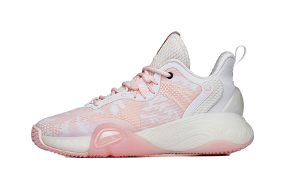 Anta Bubble Bomb Performance Basketball Shoes Womens Pink White vjkicks