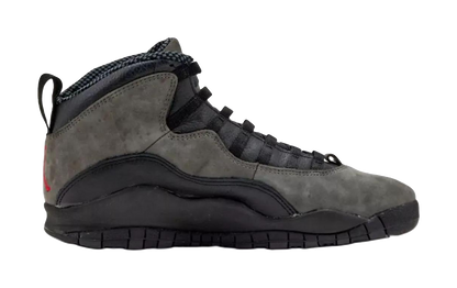 Jordan Air Jordan 10 Slip Resistant Abrasion Resistant Mid top Vintage Basketball Shoes Unisex Black vjkicks