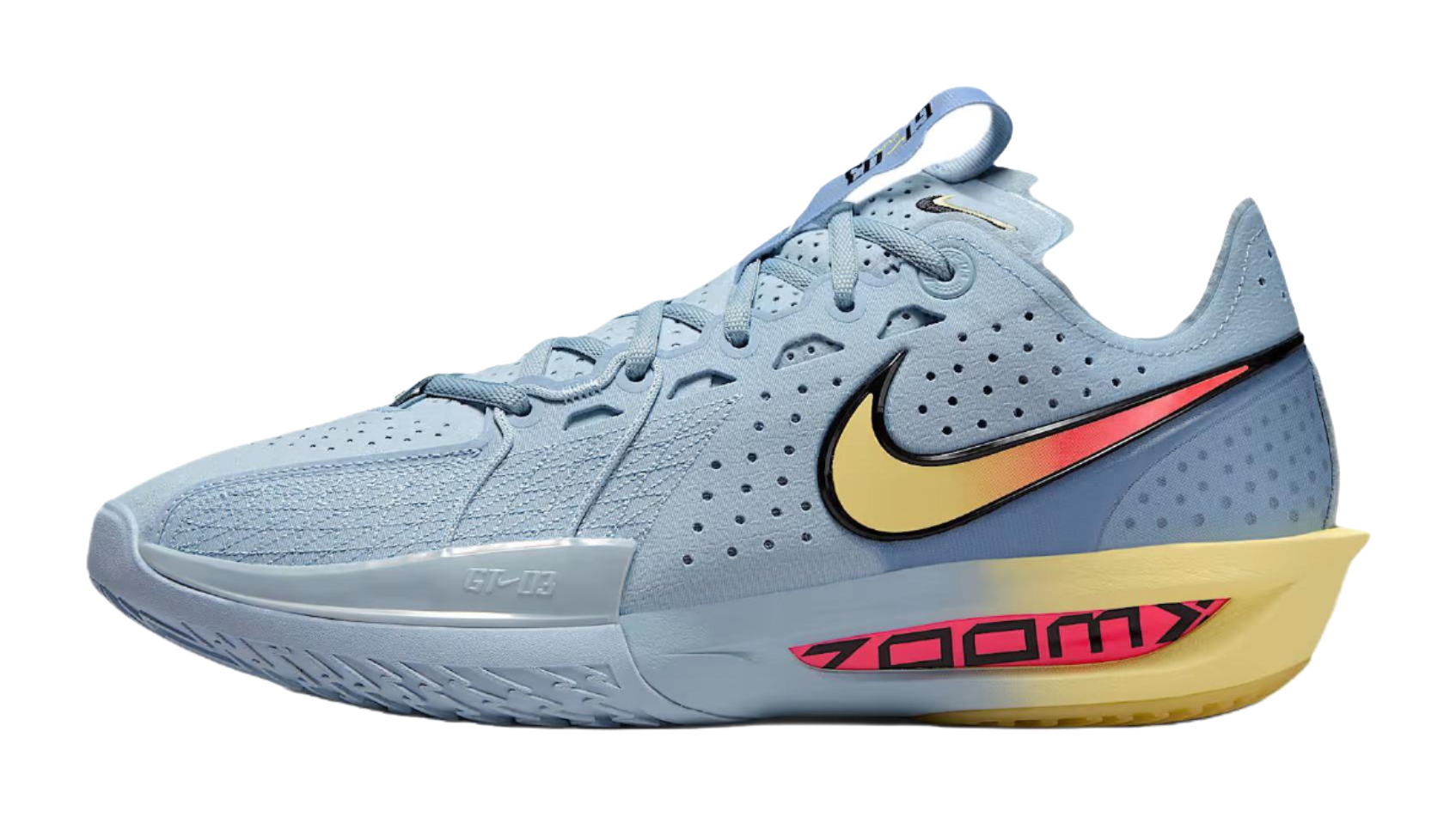 Nike G.T. Cut 3 Cushioning, Abrasion Resistant, Breathable, Lightweight Low Top Basketball Shoes Unisex Blue vjkicks