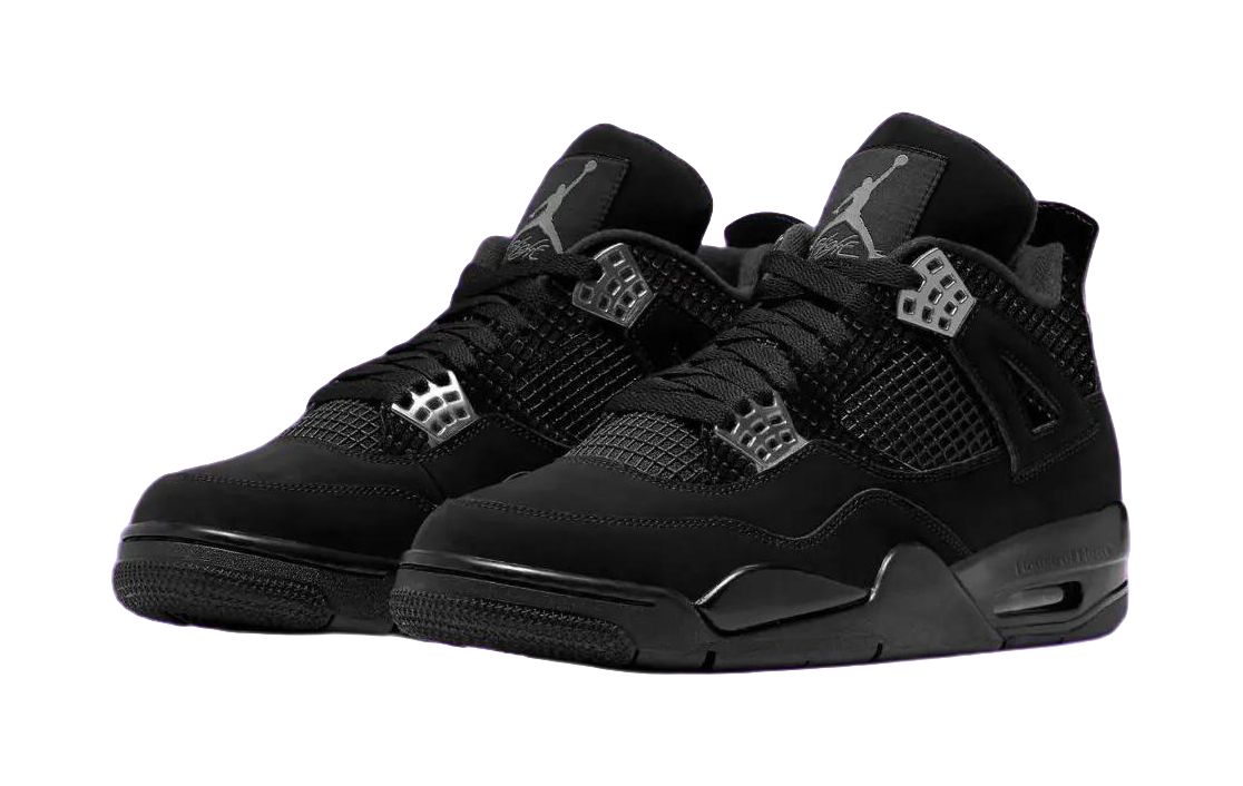 Jordan 4 Retro Net Black Womens vjkicks