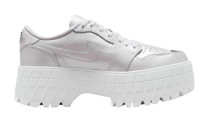 Jordan 1 Brooklyn Low White Metallic Silver Womens vjkicks