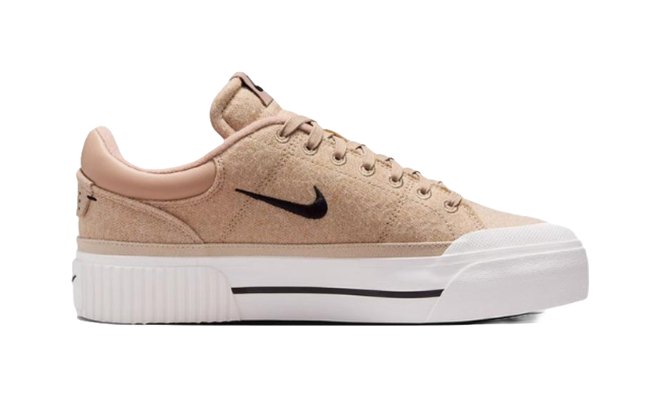 Nike Court Legacy Lift Hemp Sail Sanddrift Black Womens vjkicks
