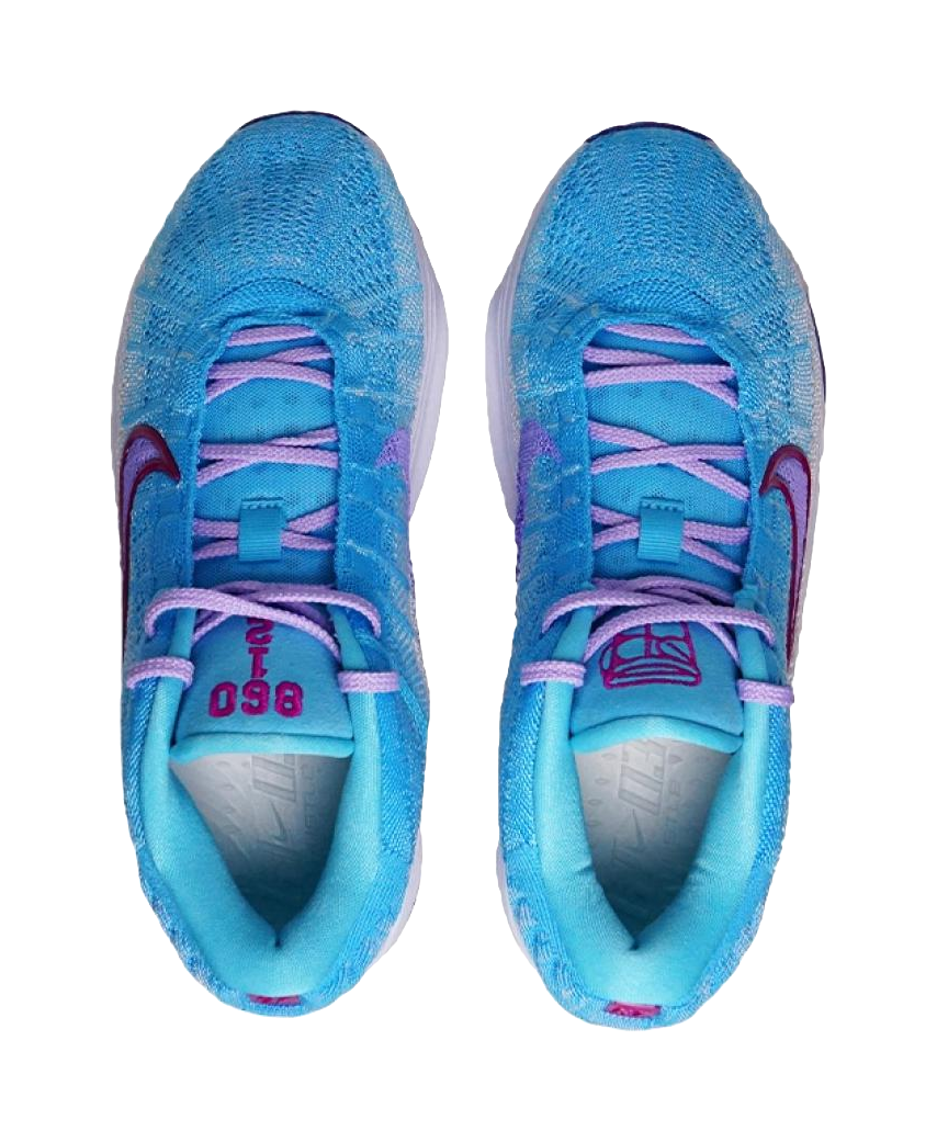 Nike G.T. Hustle Anti-Slip Wear-Resistant Mid-Top Basketball Shoes Mens Blue vjkicks