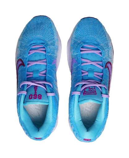 Nike G.T. Hustle Anti-Slip Wear-Resistant Mid-Top Basketball Shoes Mens Blue vjkicks