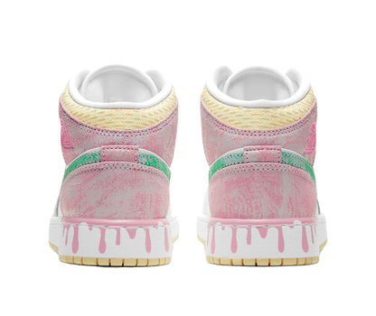 Jordan 1 Mid Paint Drip GS vjkicks