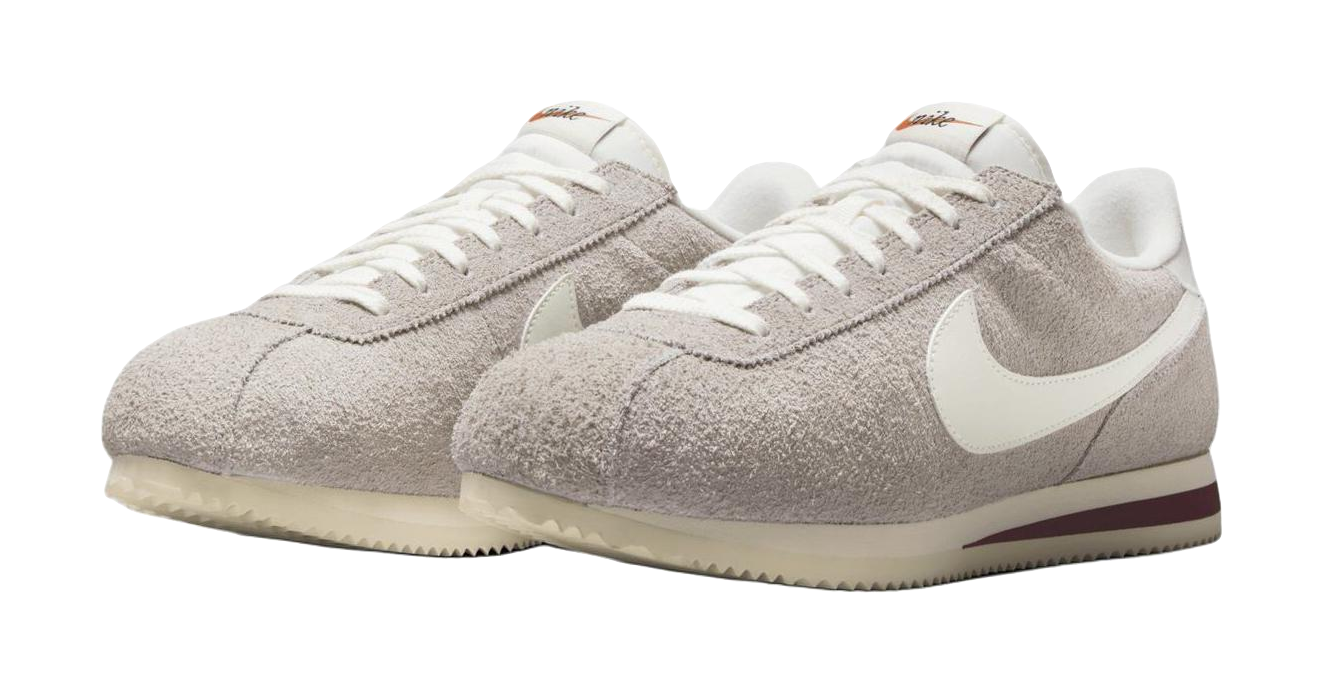 Nike Cortez Se Suede College Grey Dark Team Red Coconut Milk Sail vjkicks