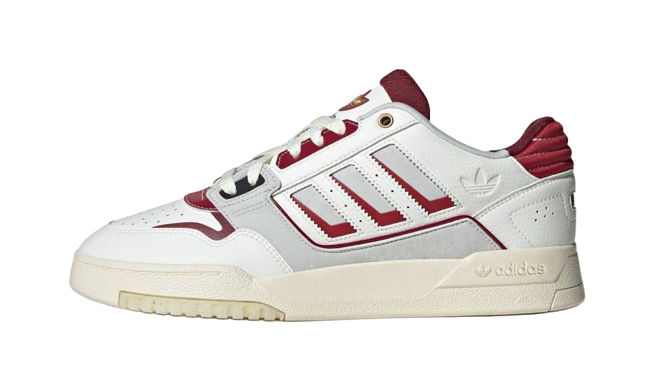 Adidas Originals Drop Step 2.0 Anti-Slip Wear-Resistant Low-Top Skateboard Shoes Unisex White vjkicks