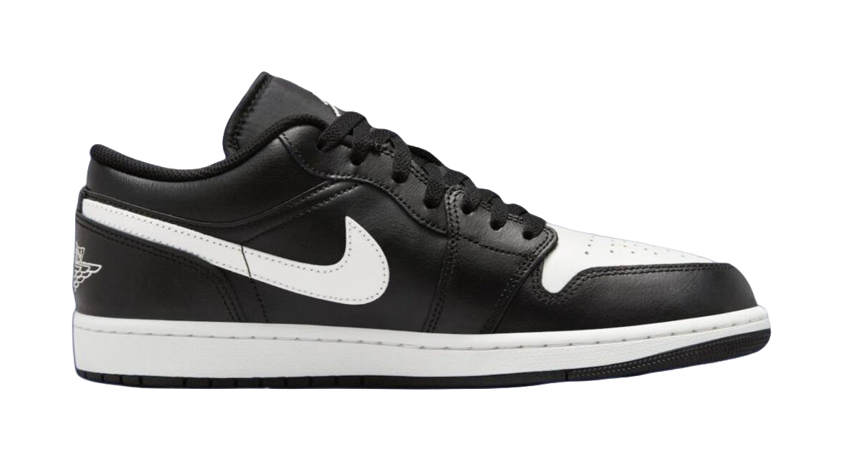 Jordan 1 Low Black Summit White vjkicks
