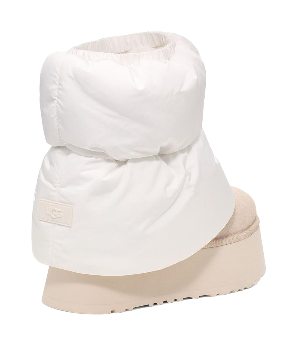 UGG Classic Mini Dipper Puffer Boot White Ceramic Womens vjkicks