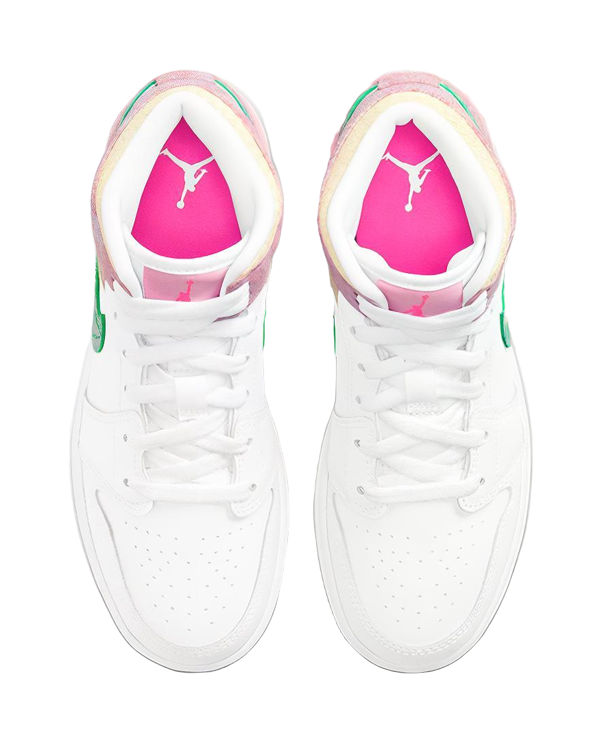 Jordan 1 Mid Paint Drip GS vjkicks