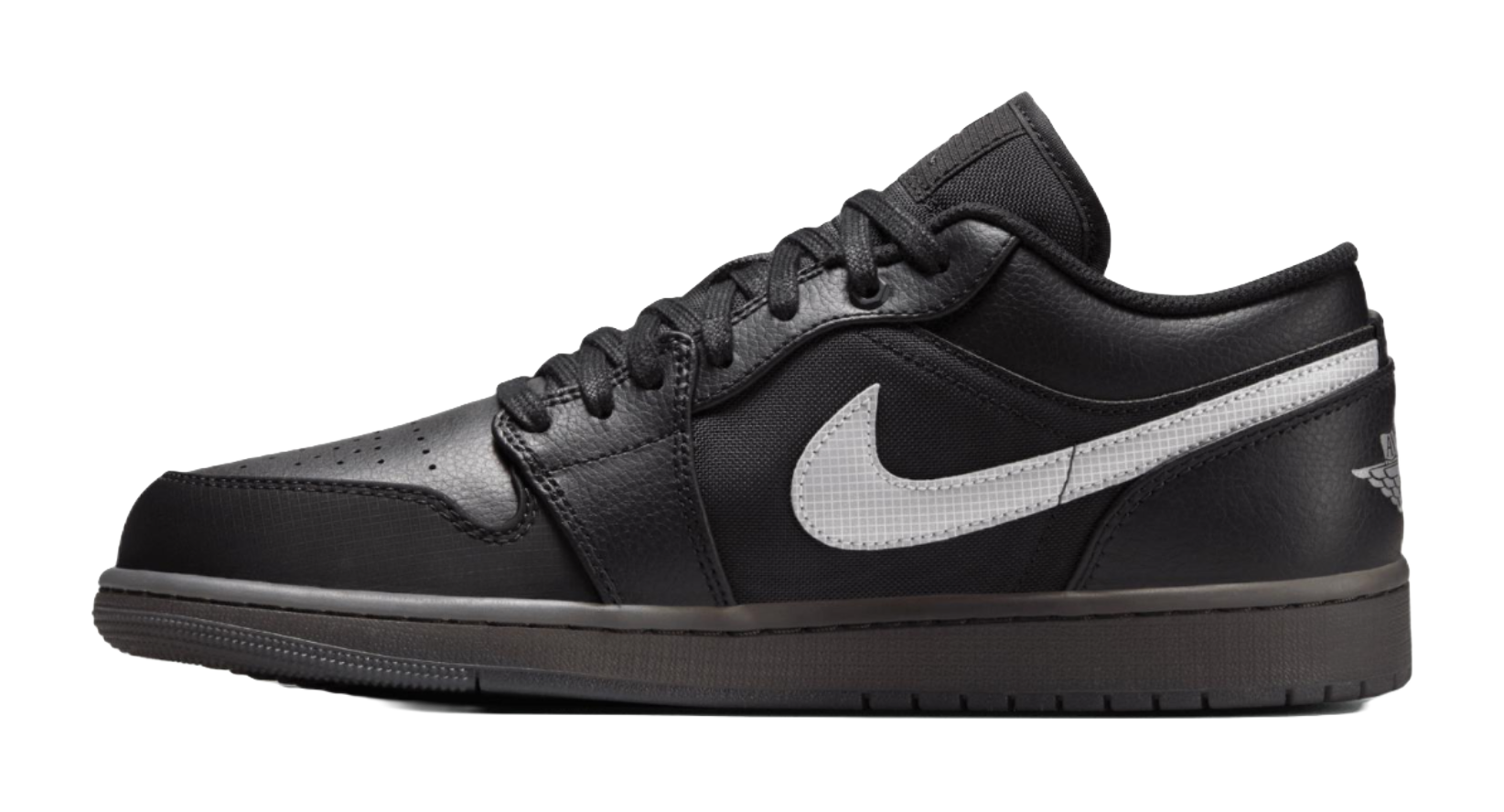 Jordan 1 Low Black White Dark Smoke Grey vjkicks