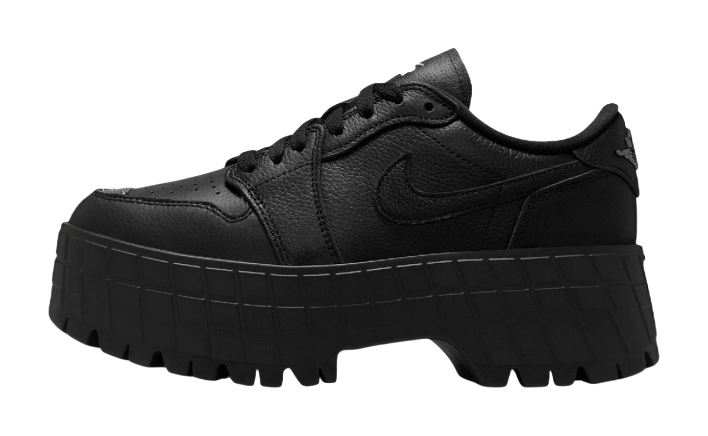 Jordan Air Jordan 1 Anti Slip Wear Resistant Low Top Casual Shoes Womens Black vjkicks