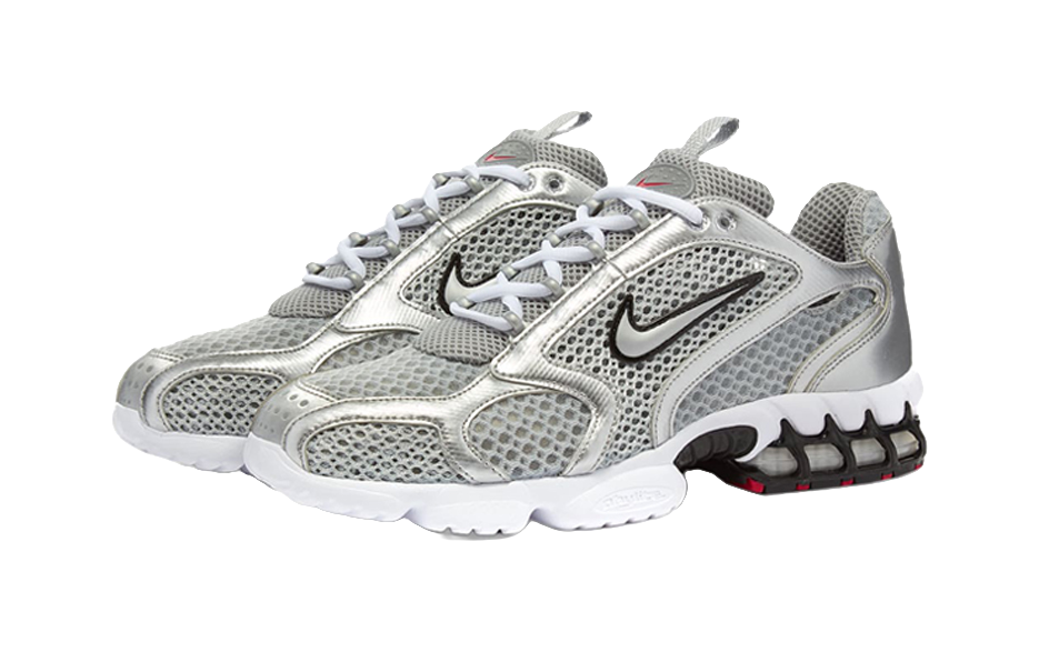 Nike Zoom Spiridon Caged 2 Metallic Silver vjkicks