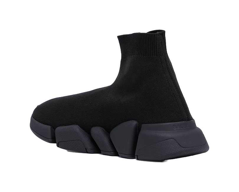 Balenciaga Speed 2.0 Shiny Black Womens vjkicks