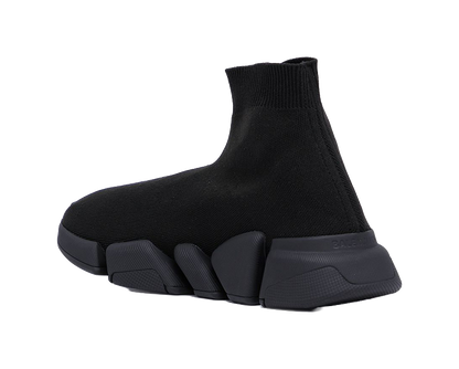 Balenciaga Speed 2.0 Shiny Black Womens vjkicks