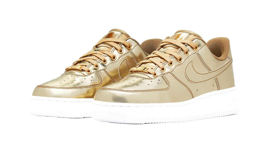 Nike Air Force 1 Low Metallic Gold Womens vjkicks