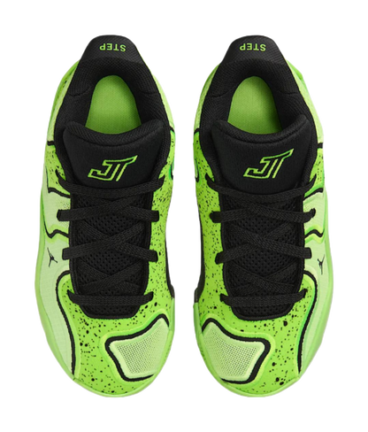Jordan Tatum 3 Abrasion Resistant Low top Kids Training Shoes Electric Green Black vjkicks