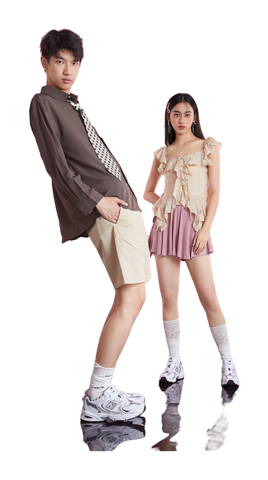 New Balance 530 White/Natural Indigo Sneakers vjkicks