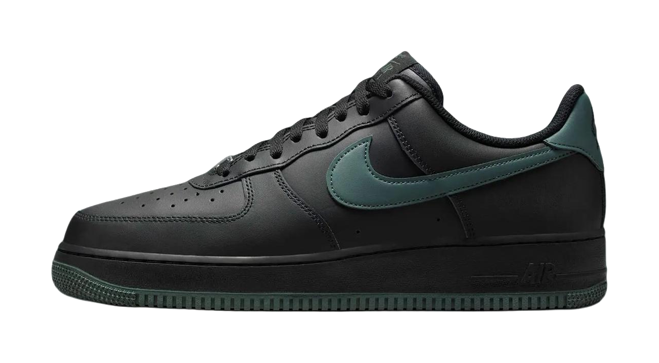 Nike Air Force 1 Low 07 Black Vintage Green vjkicks