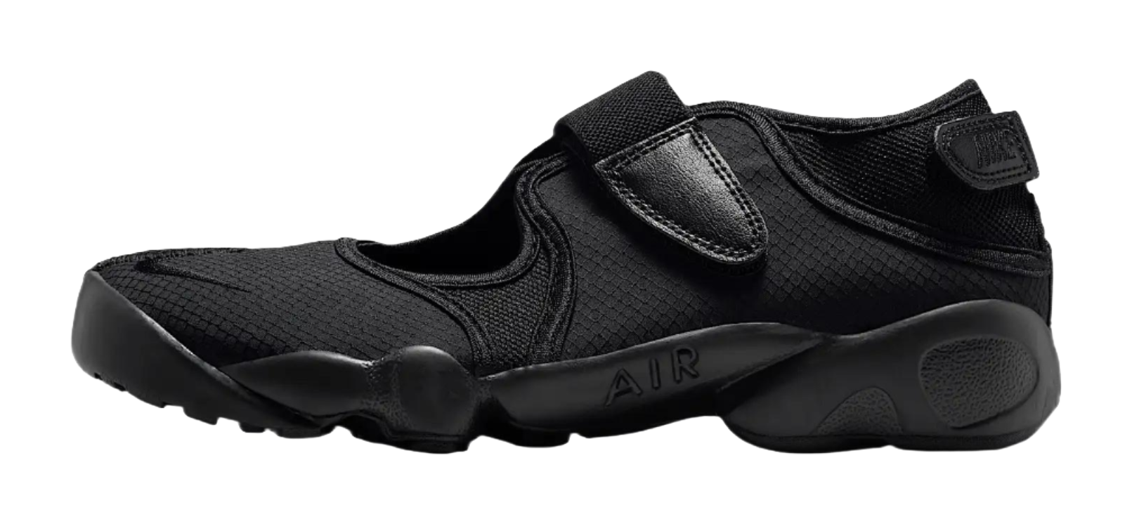 Nike Air Rift Breathable And Lightweight Low Top Running Shoes Womens Black vjkicks