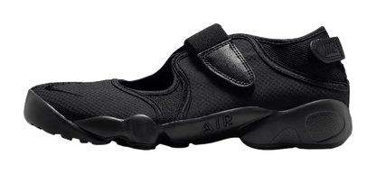 Nike Air Rift Breathable And Lightweight Low Top Running Shoes Womens Black vjkicks