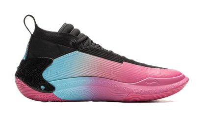 LINING Wow11 Basketball Shoes Mens Mid top Black Pink vjkicks