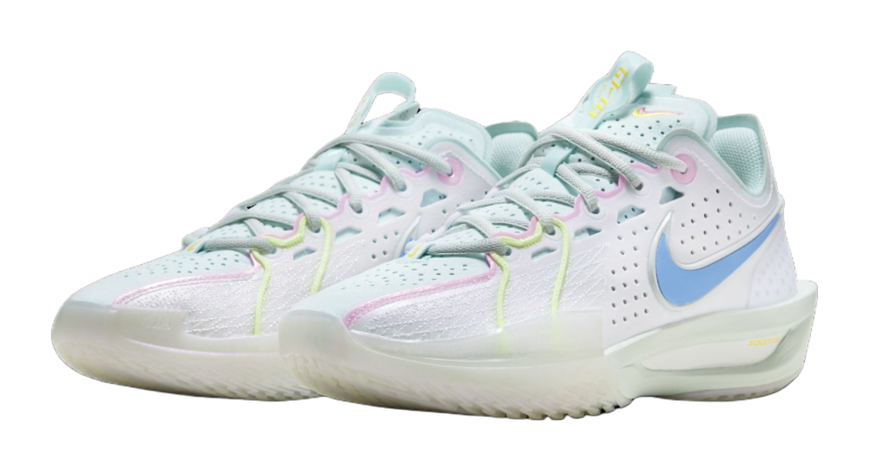 Nike G.T. Cut 3 EP White Aquarius Blue Pink Womens vjkicks