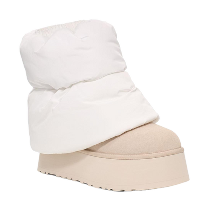 UGG Classic Mini Dipper Puffer Boot White Ceramic Womens vjkicks