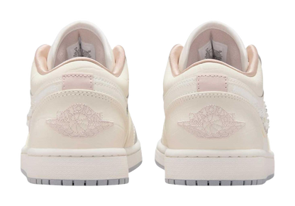Jordan Air Jordan 1 Abrasion Resistant Low Top Vintage Basketball Shoes Womens Ecru vjkicks