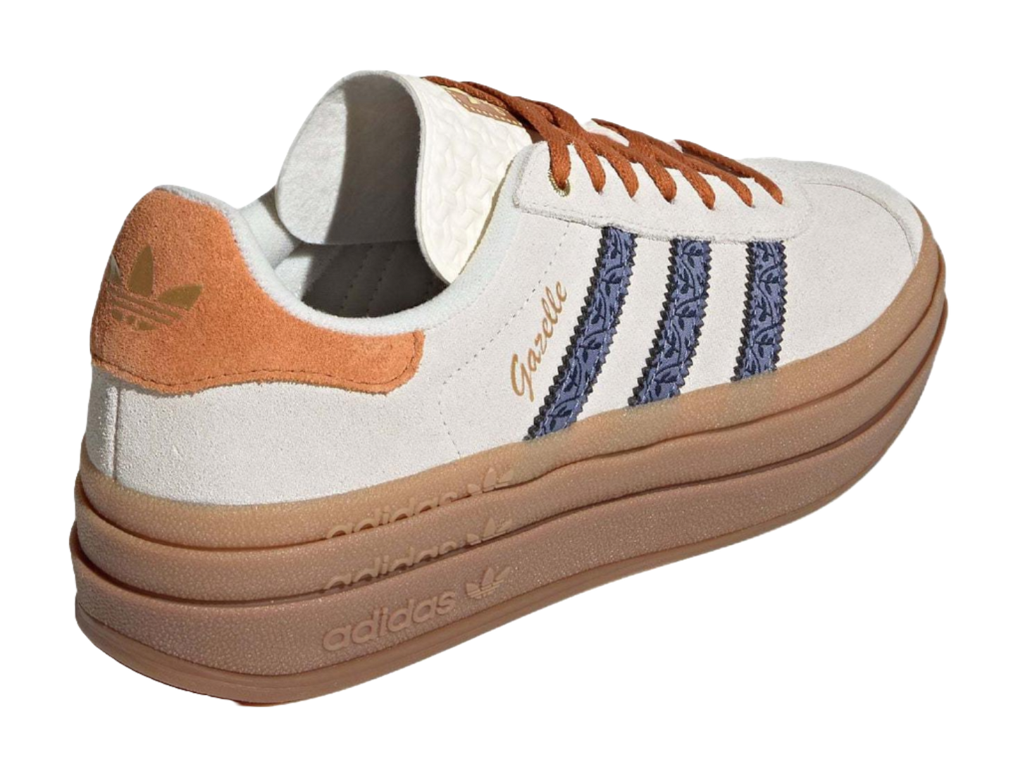 Adidas Womens Gazelle Bold Cream Orb Violet Floral Womens vjkicks