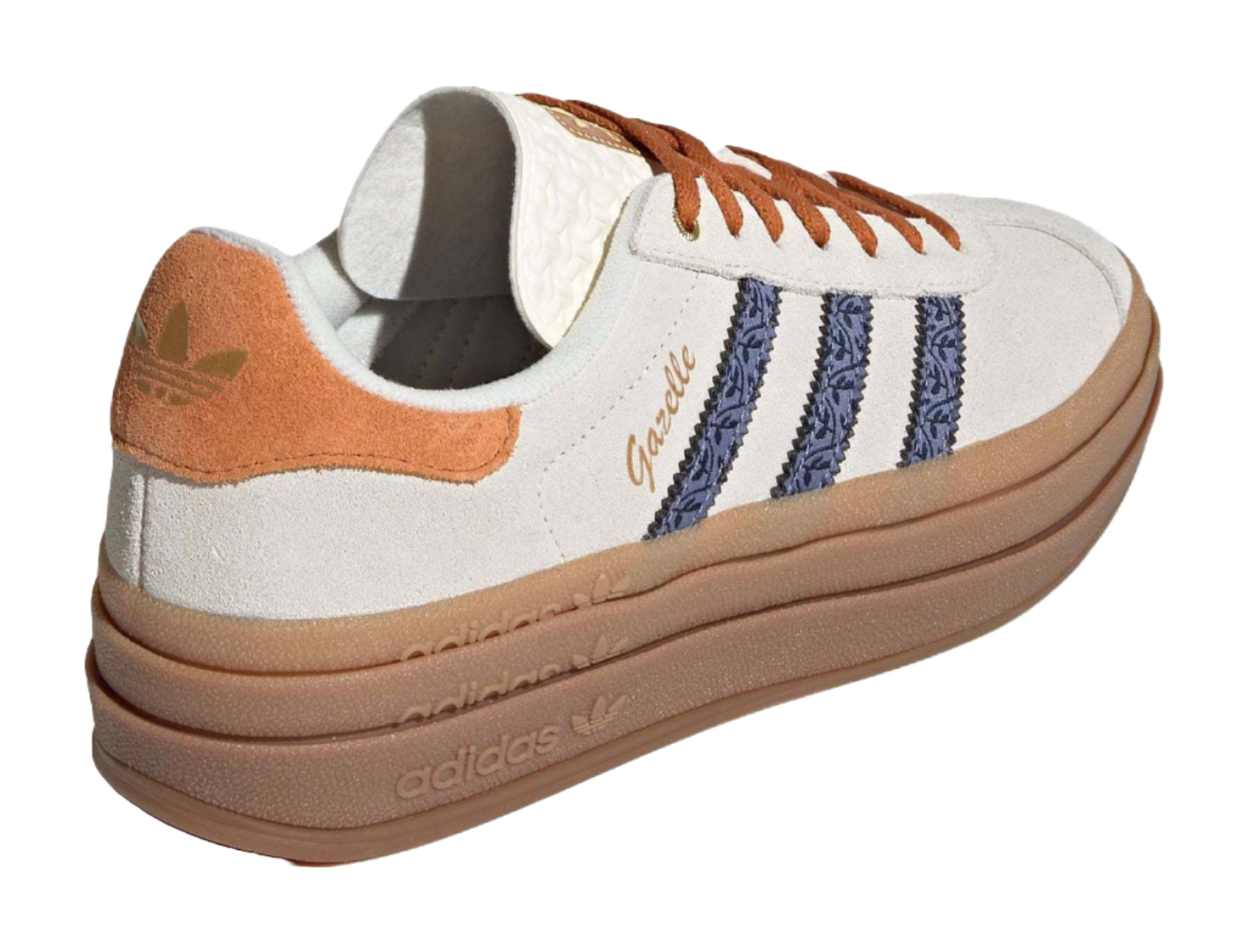 Adidas Womens Gazelle Bold Cream Orb Violet Floral Womens vjkicks