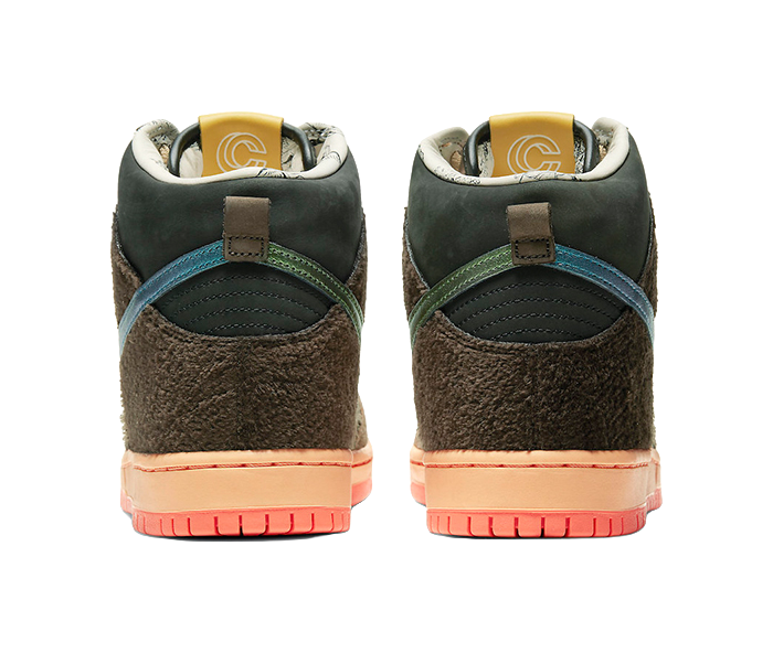 Nike X Concepts Sb Dunk High Pro Skateboard Duck vjkicks