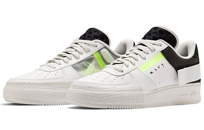 Nike Air Force 1 Type White Barely Volt vjkicks
