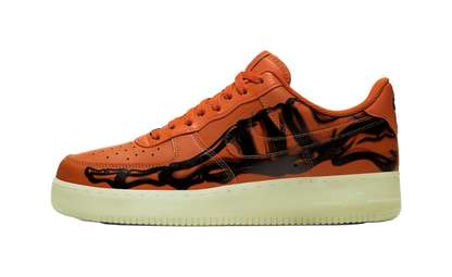 Nike Air Force 1 Low Orange Skeleton vjkicks