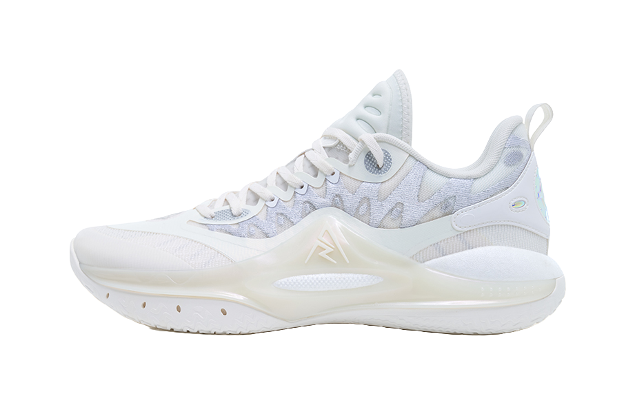 RIGORER Rieves Second Generation Basketball Shoes Mens Low top Ecru/Silver vjkicks