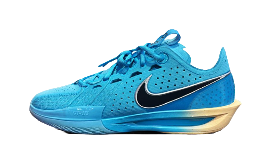 Nike Air Zoom G.T. Cut 3 Anti Slip Wear Resistant Low Top Basketball Shoes Mens Blue Black Asian Version vjkicks