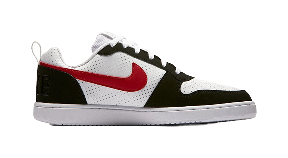 Nike Court Borough Low White Black Red vjkicks