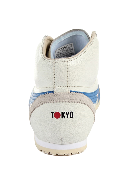 Onitsuka Tiger Mexico Mid Runner White Blue Red vjkicks