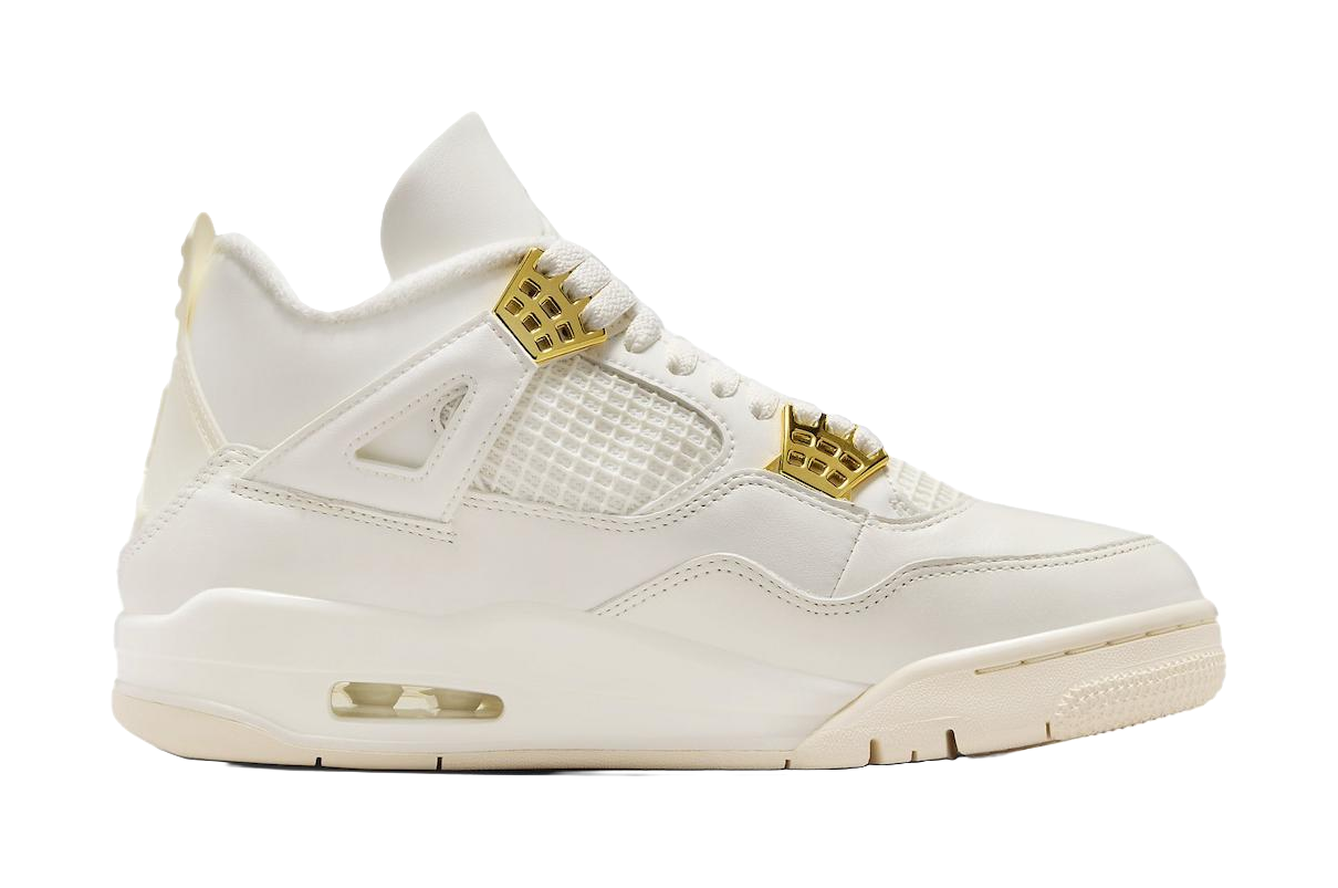 Air Jordan 4 WMNS Metallic Gold vjkicks