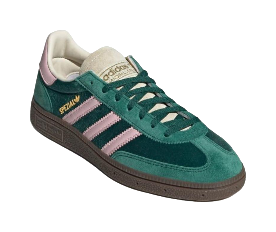 Adidas Womens Handball Spezial Collegiate Green Pink Velvet Womens vjkicks